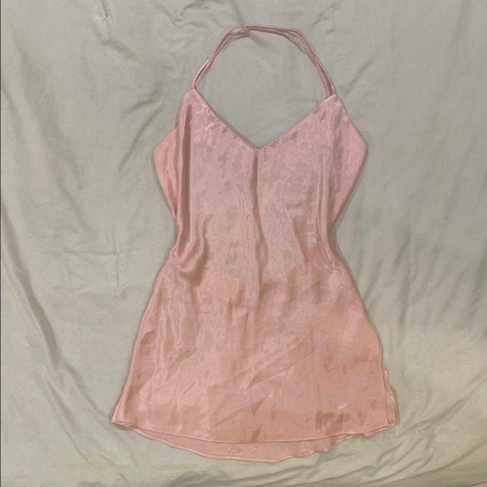 Backless Cross Strap Victoria Secret Slip Dress